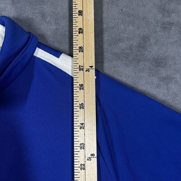 FILA Polo Shirt Men's Large Navy Blue Polyester Golf Performance Short Sleeve - Picture 4 of 7